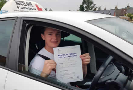 Another pupil successful with their driving lessons
