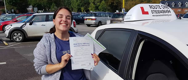 Thetford driving school success: another pass!