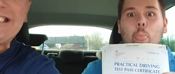 Pass your driving test - and celebrate!